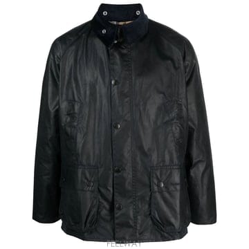 바버 BEDALE WAXED 자켓 인 블루 WAXED 코튼 MWX0 B0302362662
