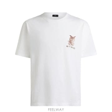 에트로 티셔츠 인 퓨어 코튼 저지 MRMA0002AR13IW0001 B0302362684