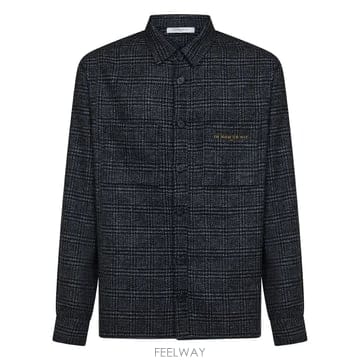 이놈어닛 블랙 마스크 플란넬 셔츠 NUW26257089 B0302362694