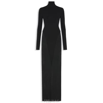 26 F/W 알라이아 바디콘 드레스 OPAQUE 저지 AA9R3254 B0742311791