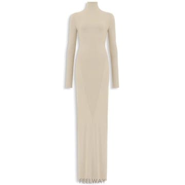 26 F/W 알라이아 바디콘 드레스 OPAQUE 저지 AA9R3254 B0742312830