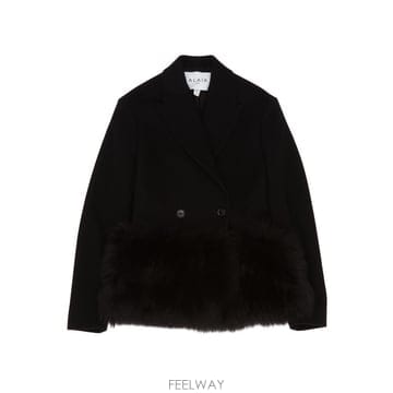 26 F/W 알라이아 테일러 자켓 라이트 펠트 울 AA9V1357W2 B0742320926