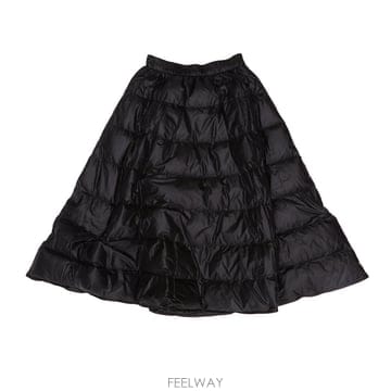 26 F/W 몽클레어 퍼퍼 미디 스커트 2D00051597YG/999 B0742334684