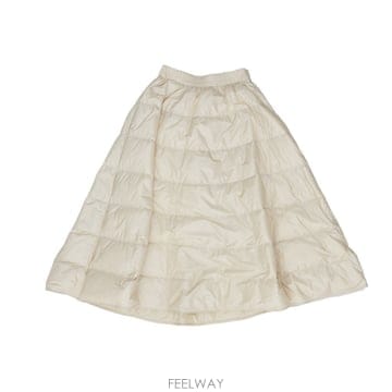 26 F/W 몽클레어 퍼퍼 미디 스커트 2D00051597YG/20F B0742334685