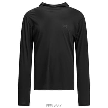 26FW 아크테릭스 긴팔 티셔츠 X000010294CORMAC HDYBLACK