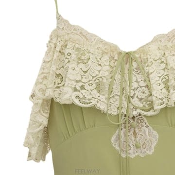 Chloe [D14]���ο� CH26ARO25005 368 DUSTY GREEN ���� ���ǽ� �巹�� Chloe Midi[D14]���ο� CH26ARO25005 368 DUSTY GREEN ���� ���ǽ� 