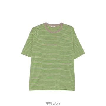 오라리 striped wool T shirt 12317310746888 TP725748149