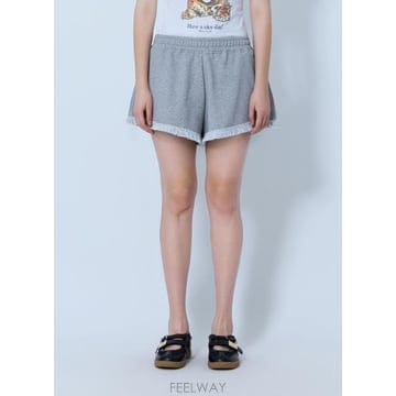 26 FW 가니 여성 Isoli Shorts with Ruffles A1110069 920 TP8780342