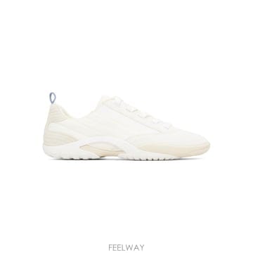 랑방 화이트 뉴 사커 레이스업 가죽 스니커즈 FU SKAK03 NYLO A26 TP878052827