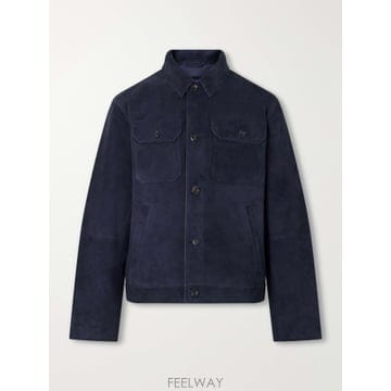 26 FW 폴로 랄프 로렌 네이비 스웨이드 재킷 TP581954818