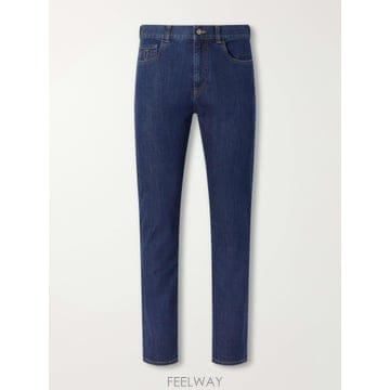 26 FW CANALI 블루 슬림핏 스트레이트 진 TP581955505