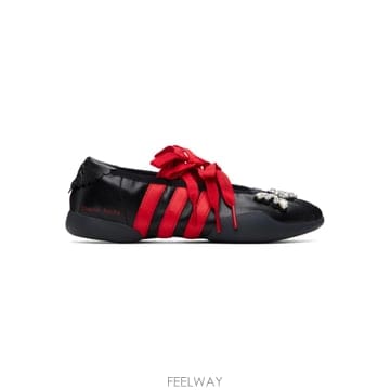 26 FW 시몬 로샤 블랙 adidas Originals 태권도 발레리나 스니커즈 262405F128003