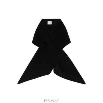 26 FW 스튜디오니콜슨 블랙 노아 스카프 262608F027000