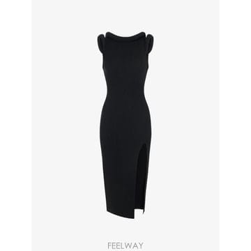 26 FW Elisabetta Franchi 3D 디테일 니트 드레스 AM14S66E2 TP456343952