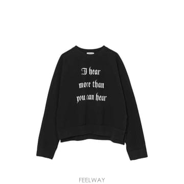 26 FW 언더커버 슬로건 프린트 스웨트셔츠 UP1F4802 TP456342317