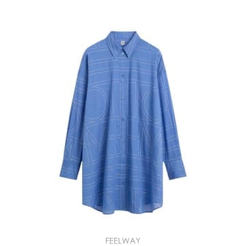 26 FW 토템 모노그램 자수 셔츠 253WRD0254FB0239276 TP454424093