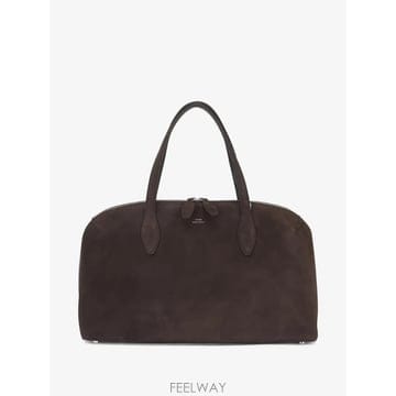 26 FW 토템 브라운 스웨이드 데이 미디엄 토트 백 254WAL0110LE0004102 TP45886937