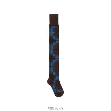 26 FW 비비안웨스트우드 Locharron tartan pattern over the knee socks