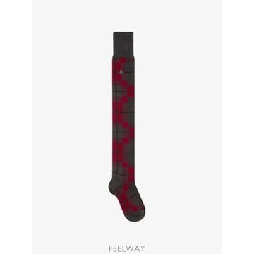 26 FW 비비안웨스트우드 Locharron tartan pattern socks 81040009K008Q