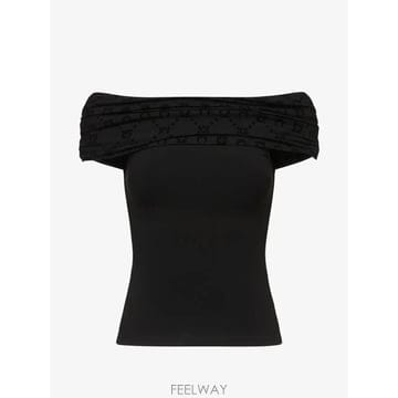 26 FW 마린세르 드레이프 오프숄더 블라우스 WTO509ACJER0022BK99 TP455224653