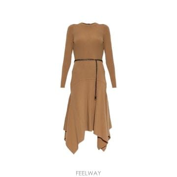 26 FW Michael Michael Kors stretch wool handkerchief dress M