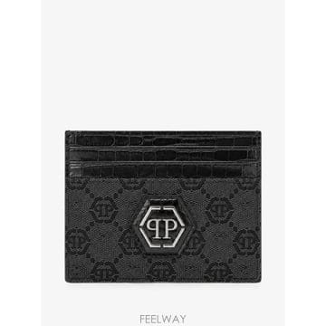 26 FW 필립플레인 데님 카드홀더 자카드 모노그램 FAFAMWE0073PDE004N TP457947198