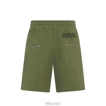26 FW 모스키노 로고 자수 지퍼 디테일 쇼츠 J03647028 TP455424092
