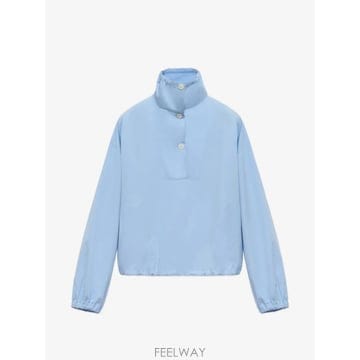 26 FW 마르니 하이 넥 라이트 블루 포플린 블라우스 TTMA0461S0UTC661 TP455535579