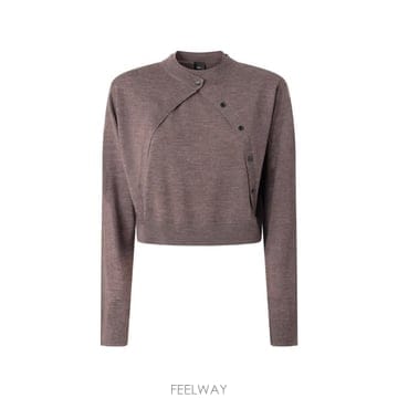 26 FW PINKO 비대칭 버튼 스웨터 107259A3FY TP456628712