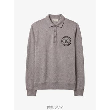 26 FW 캘빈클라인 로고 자수 폴로 스웨트셔츠 LV04RH236GP7E TP457609770