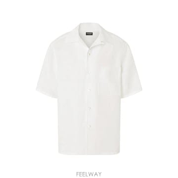 26 FW 제냐 패치 포켓 반소매 셔츠 UHX31A3SCP5 TP455165752