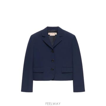 26 FW 마르니 딥 블루 테크노 울 재킷 GIMA0334U1UTWA55 TP455491826
