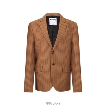 26 FW 모스키노 핀스트라이프 그래피티 프린트 수트 A25017032 TP455419810