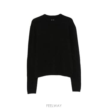 26 FW 릭오웬스 골지 트리밍 스웨터 RU02F4665KWSF TP455704506