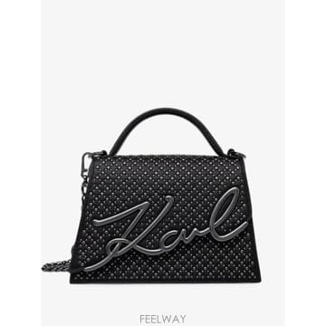26 FW 칼라거펠트 스터드 로고 장식 토트 백 B4W30005 TP459373010
