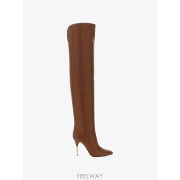 26 FW 발렌티노 가라바니 데부츠 싸이하이 카프스킨 부츠 105mm WS0QJ3EVY TP458905418
