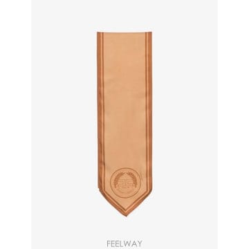 26 FW Elisabetta Franchi 로고 프린트 실크 스카프 FO04F66E2 TP457630372