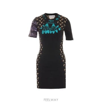 26 FW 마린세르 문 프린트 패널 드레스 WDR484AUJER0003BK87 TP459227851