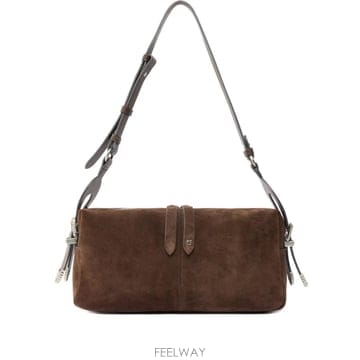 26 FW PINKO 키퍼 미디엄 스웨이드 숄더 백 106676A0F6 TP457657317