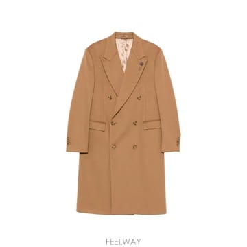 26 FW 라르디니 double breasted peak lapels coat AC40408ECN65601