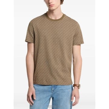 26 FW 마이클코어스 signature logo print cotton jersey t shirt CS55
