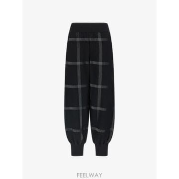 26 FW 플리츠 플리즈 이세이 미야케 크로싱 니트 체크 패턴 팬츠 PP66KF82215 TP45780702