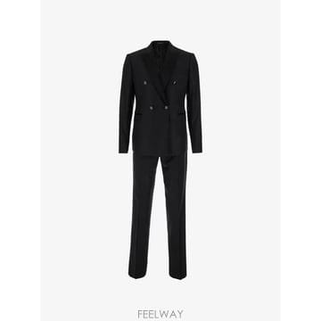 26 FW 아르마니 피크드 라펠 더블 브레스티드 수트 EM000461TE22914 TP457806494