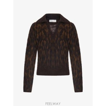 26 FW Roberto Collina 애니멀 프린트 알파카 스웨터 263FXB26004 TP45925819