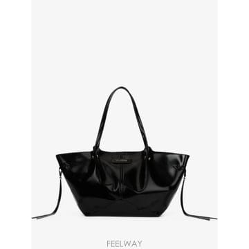 26 FW 칼라거펠트 K 피어스드 미디엄 샤이니 토트 백 B4W30331992 TP457760297