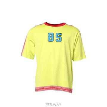 26 FW 돌체앤가바나 로고 테이프 자수 티셔츠 8059579025862 TP455674252