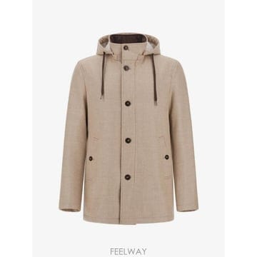 26 FW 에르노 후드 트위드 파카 코트 CA000231U33531 TP459252832