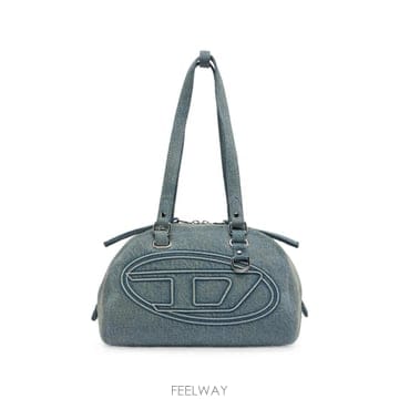 26 FW 디젤 타원형 D 로고 데님 1DR 돔 숄더 백 X10918P9345 TP457797918