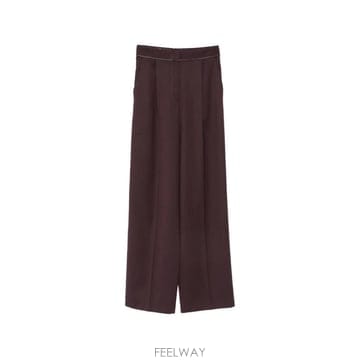 26 FW Forte Forte 플리츠 와이드 팬츠 15328MYPANTS TP459250751
