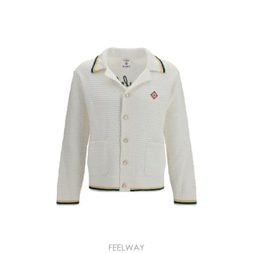 26FW 카사블랑카 반팔 티셔츠 MAW26KW148301 PYRAMIDOFO WHITE